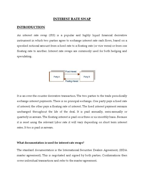 Image result for Visual Representation of Interest Rate Swap