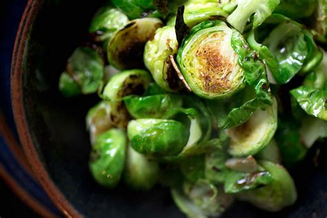 Pan Fried Brussel Sprouts with crispy garlic and New Year’s Resolutions ...