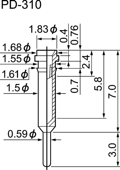 PD-310 Mac 8 | Mac 8 Straight Through Hole Mount Socket Pin, Solder ...