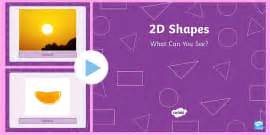 * NEW * 2D Shapes What Can You See? PowerPoint - Twinkl