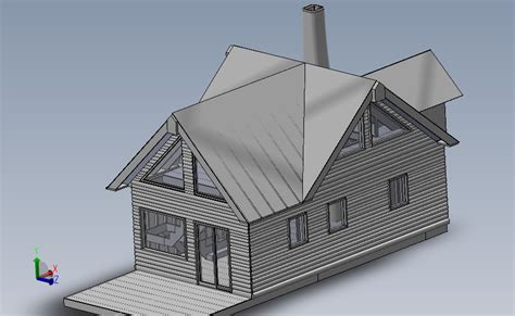 别墅模型Solidworks设计