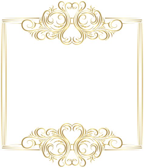 Free Golden Border Cliparts, Download Free Golden Border Cliparts png ...