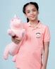 Buy Peach Tshirts for Girls by Nusyl Online | Ajio.com