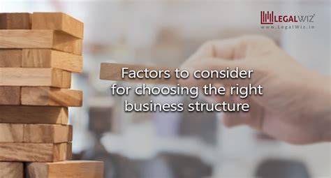 Choosing a Business Structure: Key Factors to Consider