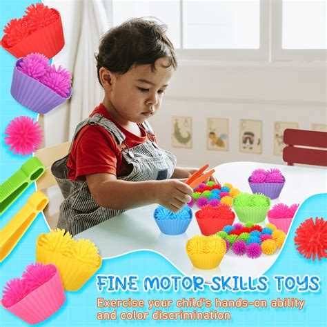 Yaomiao 90 Pcs Fine Motor Skills Counting Sorting Sensory Bin | Shop ...