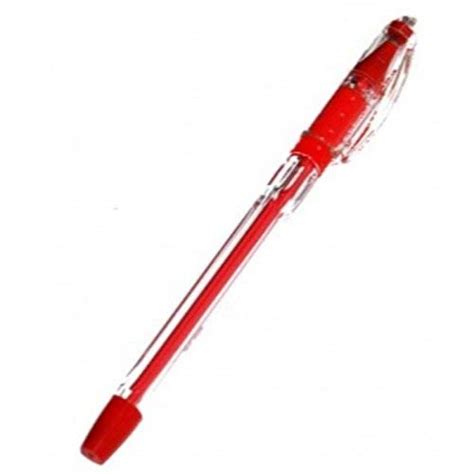 Bic Cello Shivam Gripper Ballpoint Pen (Red) 10 Pieces : Amazon.in ...