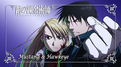 HD Wallpaper of Riza Hawkeye & Roy Mustang from Fullmetal Alchemist