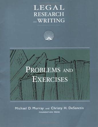 Buy Legal Research And Writing: Problems and Exercises Book Online at ...