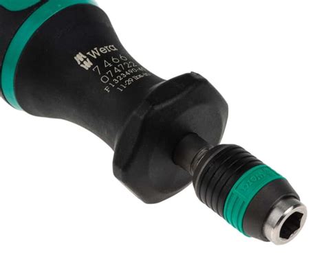 05074722001 Wera | Wera Pre-Settable Torque Screwdriver, 11 Nm, 1/4 in ...