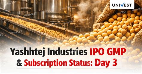 Yashhtej Industries IPO Day 3: 0.92x Subscribed, GMP Rises 10.91%
