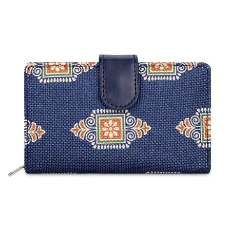 Buy THE CLOWNFISH Fab Series Printed Handicraft Fabric Clutch Wallet ...
