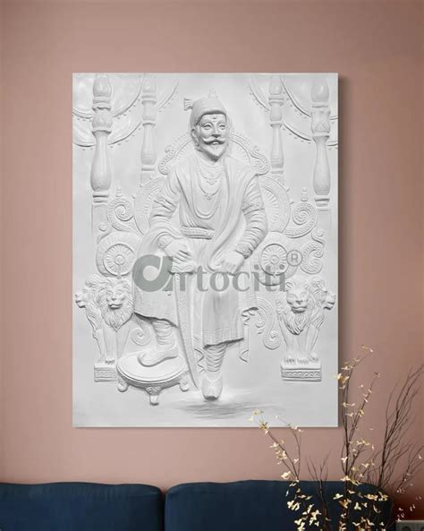 Buy Chattrapati Shivaji Maharaj 3D Relief Mural (4x3 Feet) Online ...