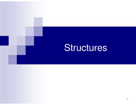 Lect-13-Structures - Structures What is a Structure? Used for handling ...