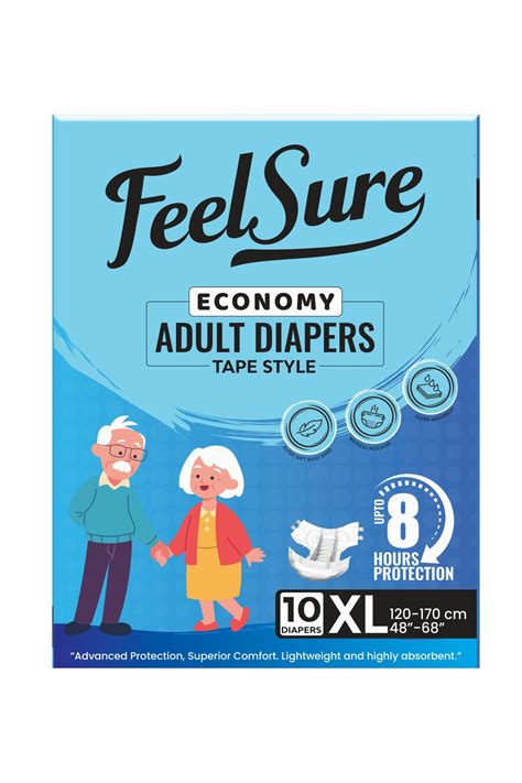 Feelsure Economy Diapers Tape Type XL 10s – mavenspick