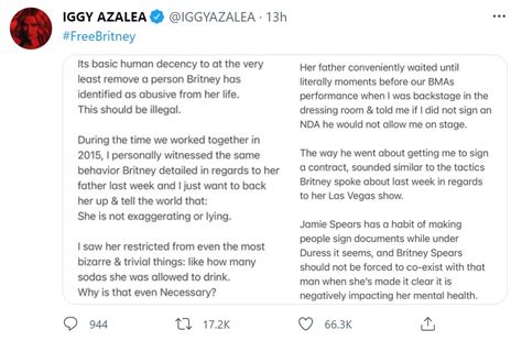 Iggy Azalea alleges Jamie Spears made her sign NDA before BBMAs ...