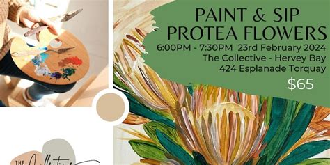 Paint & Sip Workshop Proteas- 23rd Feb (BYO), 424 Esplanade,Torquay ...