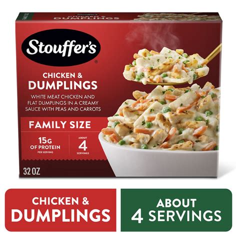 Stouffer's Chicken And Dumplings Family Size Frozen Family Dinners (32 ...