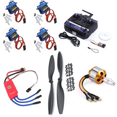 RC Aeroplane Kit ( Motor + ESC + Propeller + Servo + TX-RX)