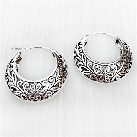 Flower Filigree Silver Bali – SILBERUH