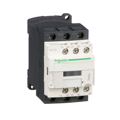 Schneider LC1D18 Contactor 18A TP 1NO+1NC 24VDC LOW CONSUMP - LC1D18BL ...