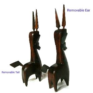 Buy ParamSparsh-Handmade-Wooden -Sclupture-of -Bankura Horse(ONE Pair ...