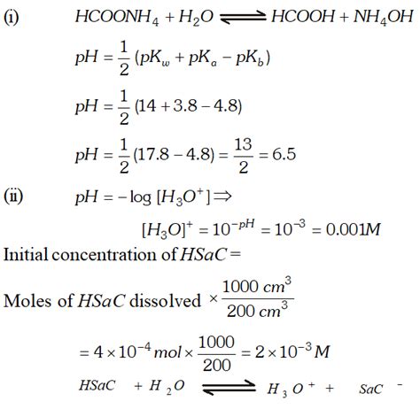 Ionic Equilibrium | Question Bank for Class 11 Chemistry