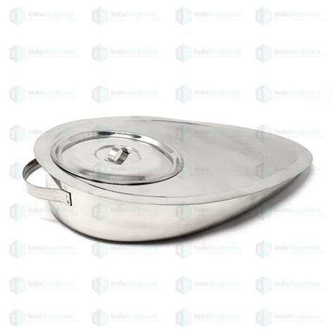 Buy Bed Pan with Lid - Stainless Steel Online in India