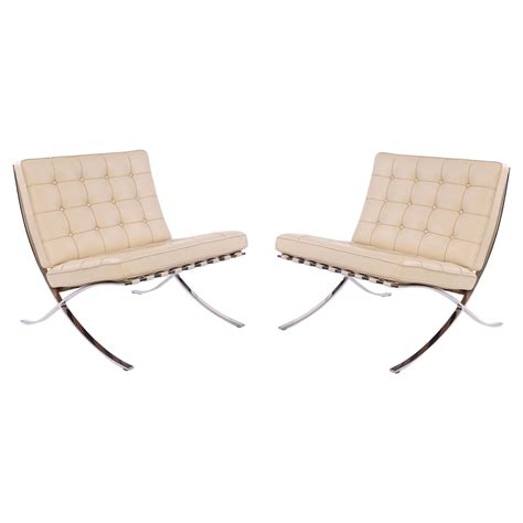 Mies Van der Rohe Barcelona Chairs for Knoll at 1stDibs