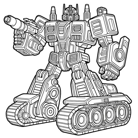 Image result for Robot Transformer Coloring Pages