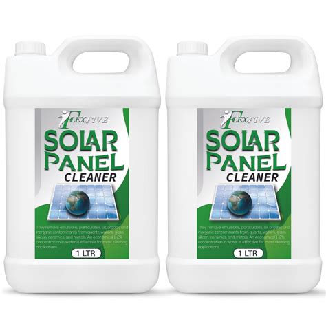 FLEXFIVE Heavy Duty Solar Panel Cleaner Remove Stains of Iron, Metal ...