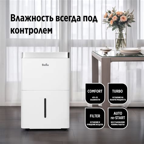 Осушитель воздуха Ballu BD30T CL, белый - купить по выгодным ценам в ...