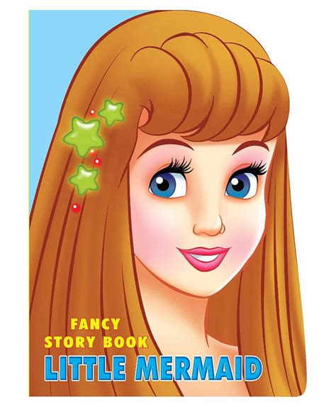 Buy Little Mermaid Fancy Story Shape Board Book for Children Age 3 - 8 ...