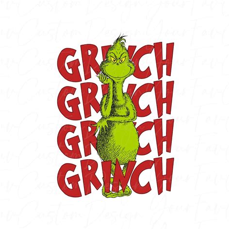 Buy Grinch PNG Digital Download, Merry Grinchmas Design, Funny Grinch ...
