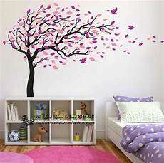 Tree Wall Stickers Nursery by Blowing Tree Birds Wall Stickers Nursery Decal Baby Tree Wall Stickers Nursery