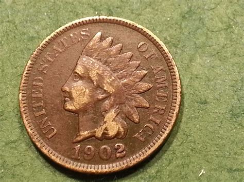 1902 P Indian Head Cent, Very Fine Condition. - For Sale, Buy Now ...