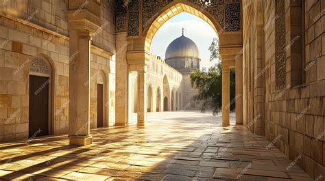 Masjid al aqsa islamic arabic symbol | Premium AI-generated image
