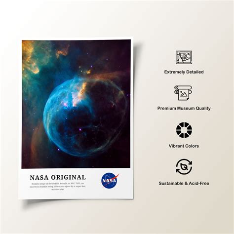 Enormous Bubble Nebula, NASA Art Posters – Dessine Art