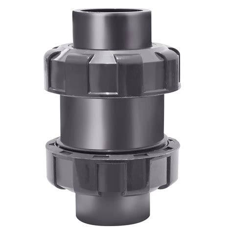 Buy 2" UPVC True Union Schedule 80 Ball Check Valve with Full Port,UPVC ...