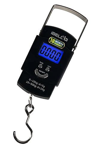 iBELL LS050M 50Kg Electronic Portable Luggage/Fishing Weighing Scale ...