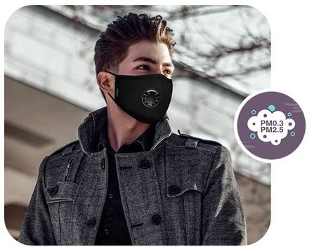 OxiClear N99 Anti Pollution Reusable Face Mask with 4 Activated Carbon ...