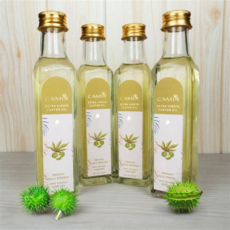 Cold Pressed Castor Oil Extra Virgin 250ML - Pack of 4 – CAMIA