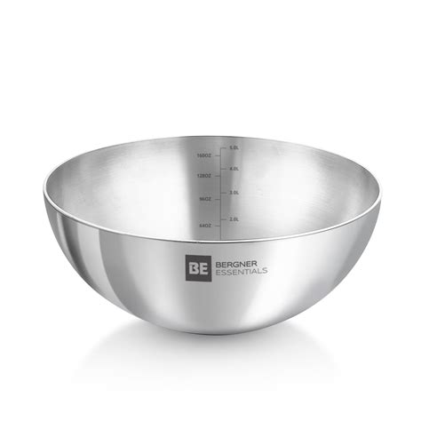 BERGNER BE Essentials Tri-Ply Stainless Steel 30 cm (5 L) Tasra, Steel ...