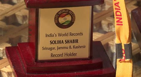 22-year-old J-K author Soliha Shabir adds her name in India's World Records