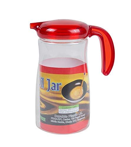 RFL Plastics Cooking Oil Jar Dispenser - 1 Lt : Amazon.in: Home & Kitchen