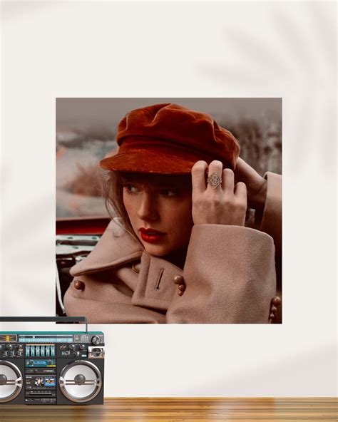 Red (Taylor's Version) Music Cover Poster | Square Poster – GenZCustom