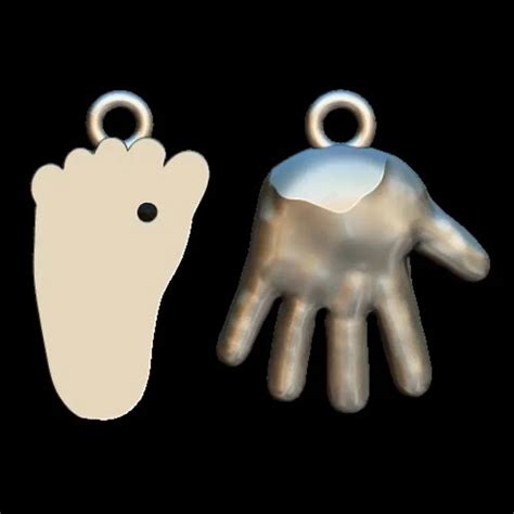 Exquisite Hand and Foot 3D Model STL & 3DM Pendant