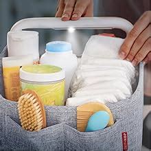 Skip Hop Light Up Diaper Caddy, Grey, 1 Count (Pack of 1) (304300 ...