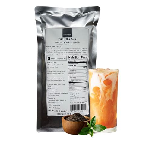 Amazon.com: SINGHA PARK Thai Tea Mix for Restaurant/Cafe - Thai Iced ...