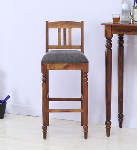 FURNISELAN Sheesham Solid Wood Bar Chair Solid Wood Solid Wood Bar ...