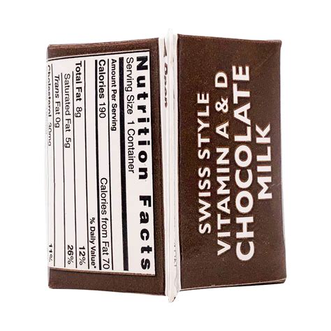 School Chocolate Milk Nutrition Facts